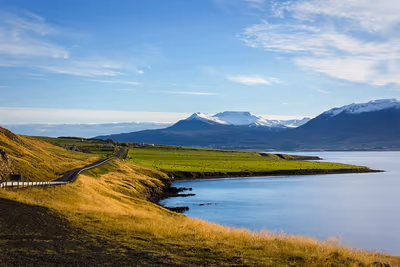 Flyg till Akureyri, Island