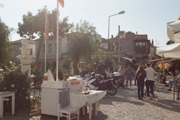 Flyg till Alaçatı, Turkiet