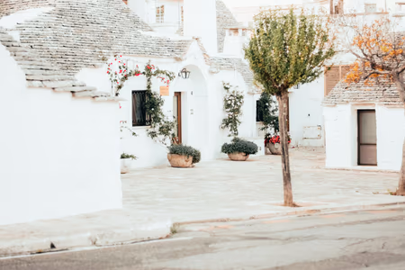 Flyg till Alberobello, Italien