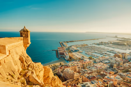 Flyg till Alicante, Spanien