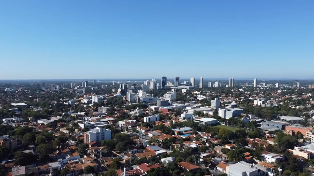 Vy över Asunción