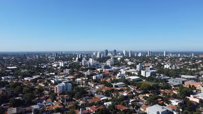 Flyg till Asunción, Paraguay
