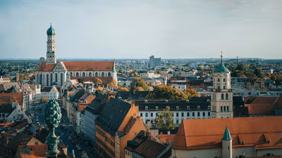 Flyg till Augsburg, Tyskland