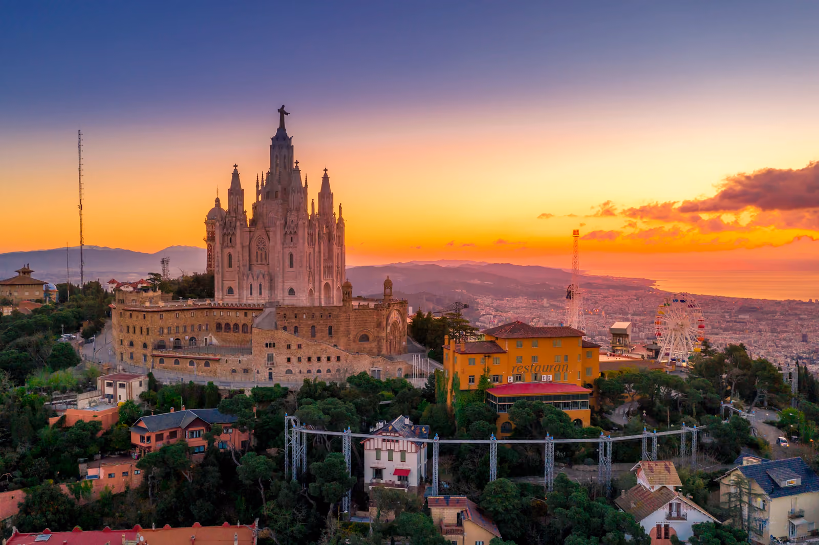 Vy över Barcelona