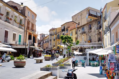 Flyg till Bari, Italien