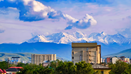 Flyg till Bishkek, Kirgizistan