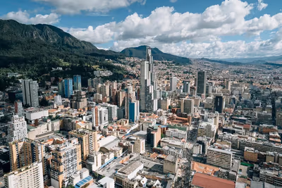 Flyg till Bogotá, Colombia
