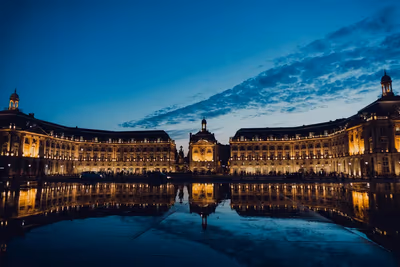 Flyg till Bordeaux, Frankrike