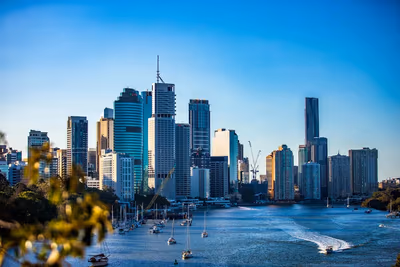 Flyg till Brisbane, Australien
