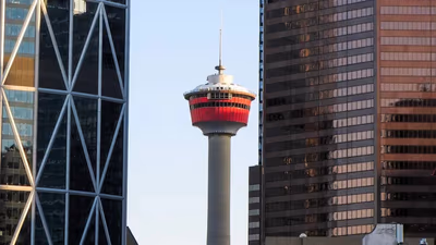 Flyg till Calgary, Kanada