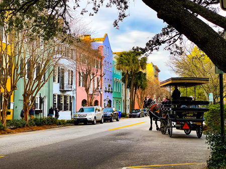 Flyg till Charleston, USA