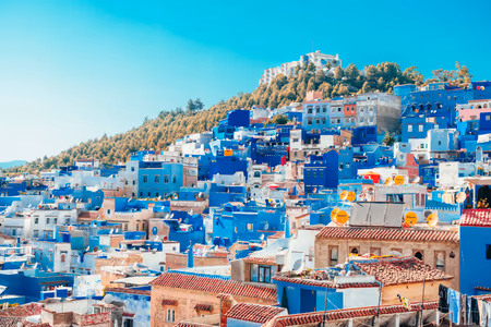 Flyg till Chefchaouen, Marocko