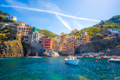 Flyg till Cinque Terre, Italien