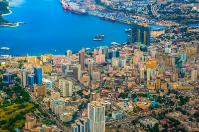 Flyg till Dar es Salaam, Tanzania