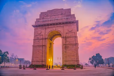 Flyg till Delhi, Indien