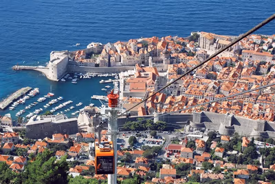 Flyg till Dubrovnik, Kroatien