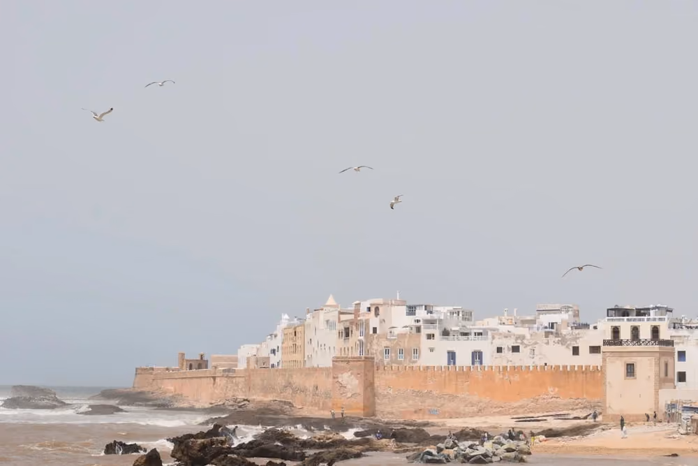 Vy över Essaouira