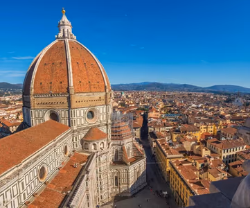 Flyg till Florens, Italien