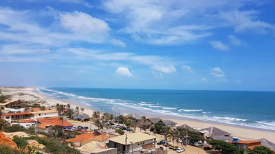 Flyg till Fortaleza, Brasilien