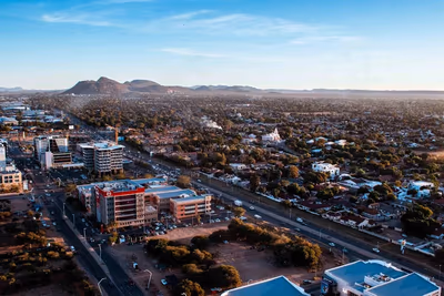 Flyg till Gaborone, Botswana