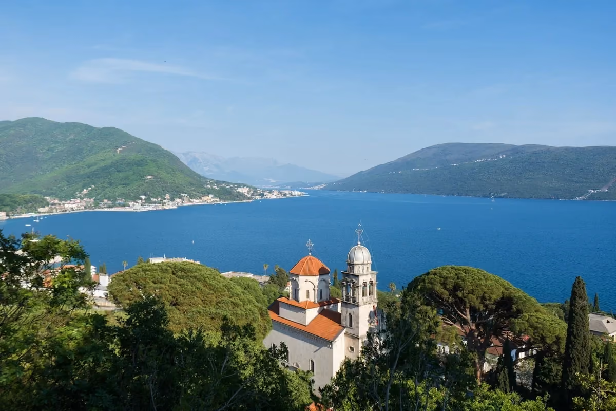 Vy över Herceg Novi