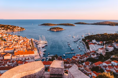 Flyg till Hvar, Kroatien
