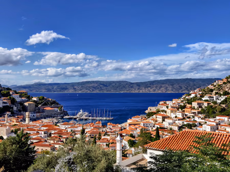 Flyg till Hydra, Grekland