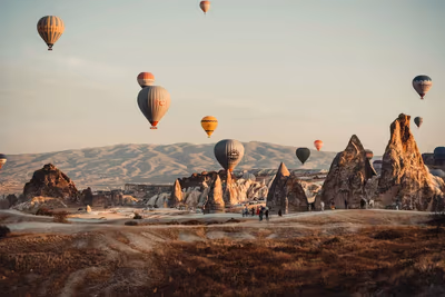 Flyg till Kappadokien, Turkiet