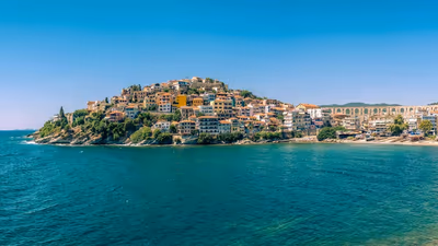 Flyg till Kavala, Grekland