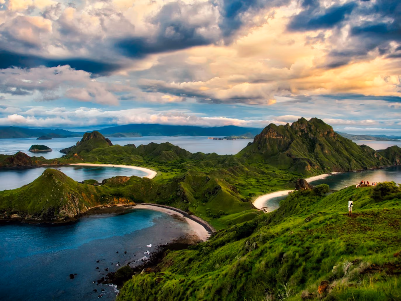Vy över Komodo