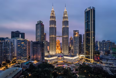 Flyg till Kuala Lumpur, Malaysia