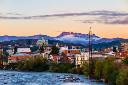 Flyg till Kutaisi, Georgien