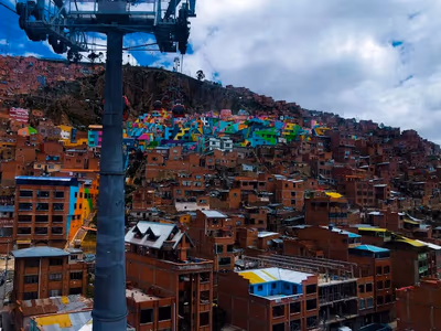 Flyg till La Paz, Bolivia