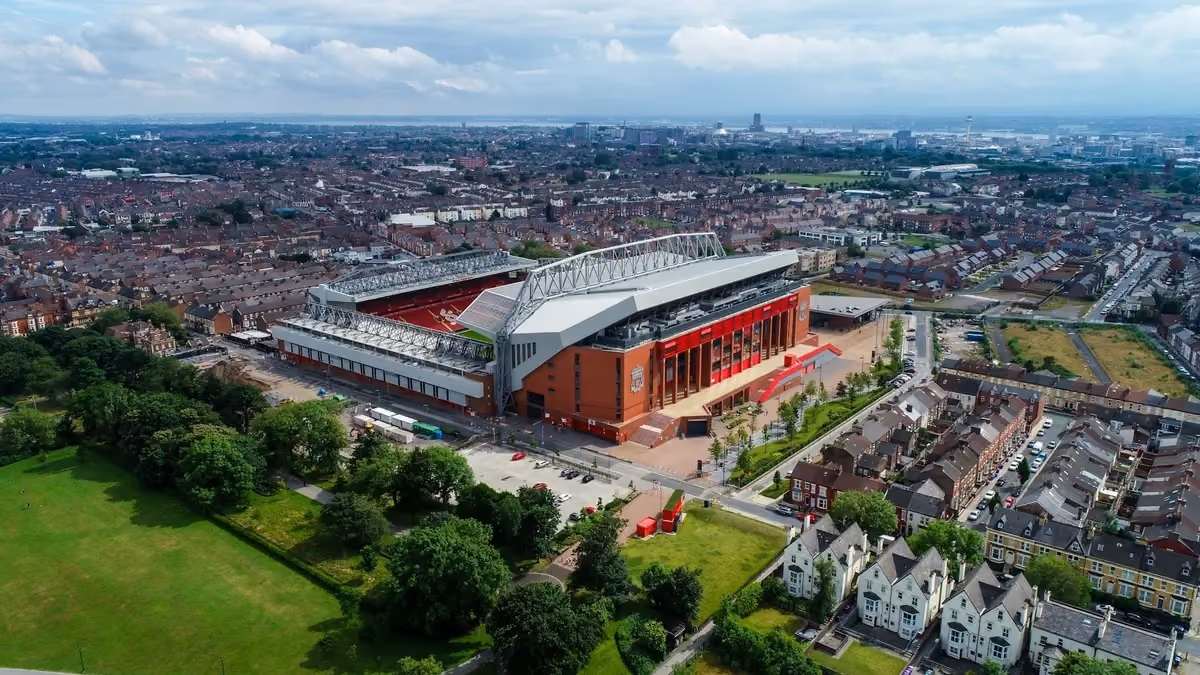 Vy över Liverpool