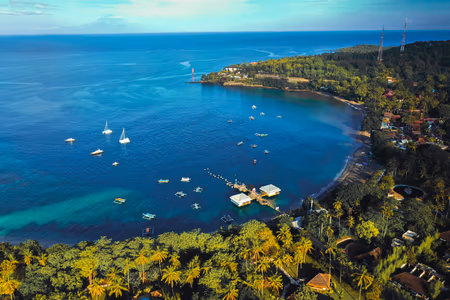 Flyg till Lombok, Indonesien