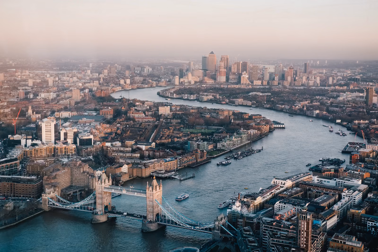 Vy över London