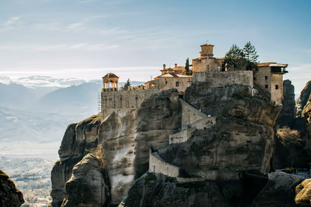 Flyg till Meteora, Grekland