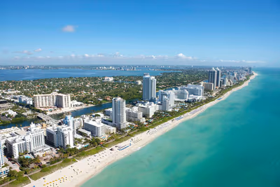 Flyg till Miami, USA