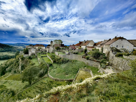 Flyg till Moustiers-Sainte-Marie, Frankrike