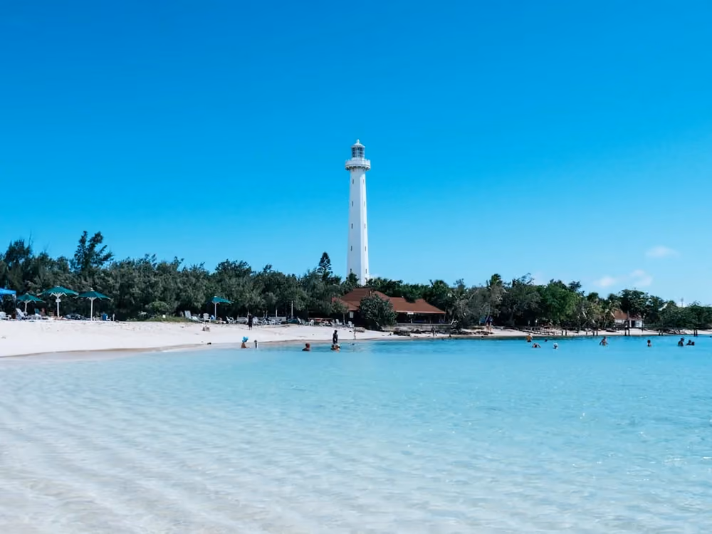 Vy över Nouméa
