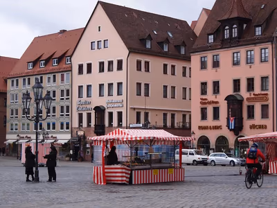 Flyg till Nürnberg, Tyskland
