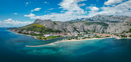 Flyg till Omiš, Kroatien