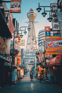 Flyg till Osaka, Japan