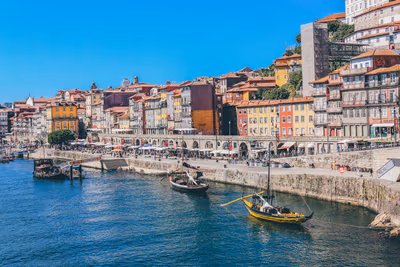 Flyg till Porto, Portugal