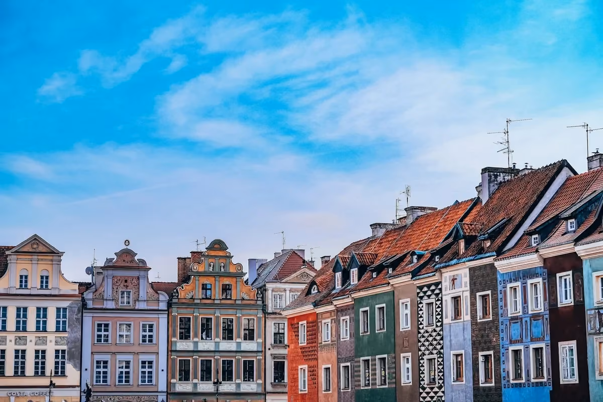 Vy över Poznań