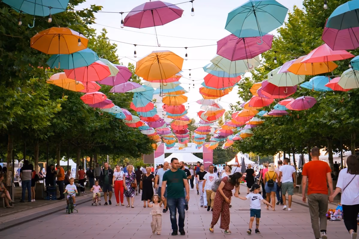 Vy över Pristina