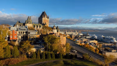 Flyg till Québec City, Kanada