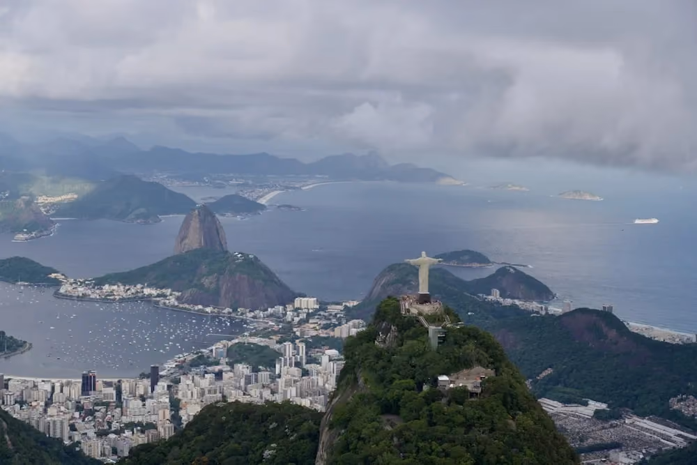 Vy över Rio de Janeiro