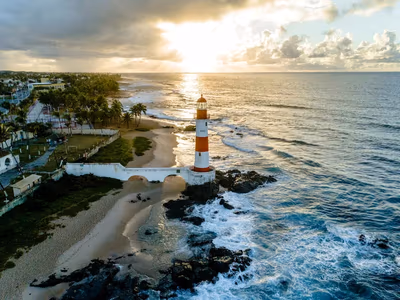 Flyg till Salvador, Brasilien
