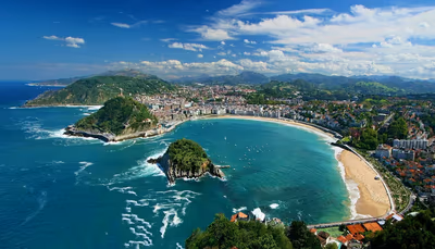 Flyg till San Sebastián, Spanien